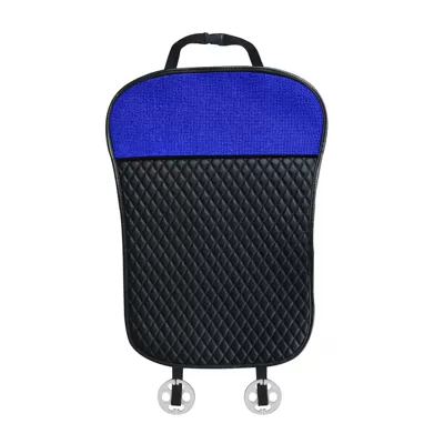 Seat cushion, seat cover: Cushion Leather Diamond-Encrusted Car Seat - blue-diamond-leather-single-piece-small-waist
