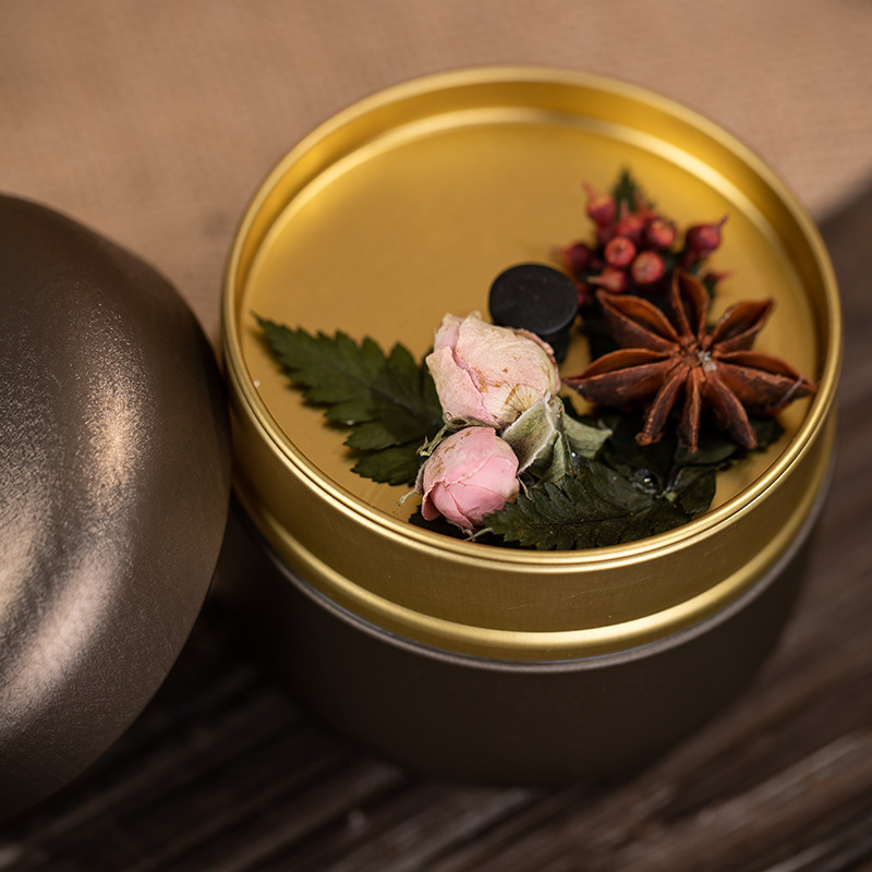 Caja de regalo Candela de banana flor seca vela decoración regalos navideños regalos regalos de Año Nuevo vela