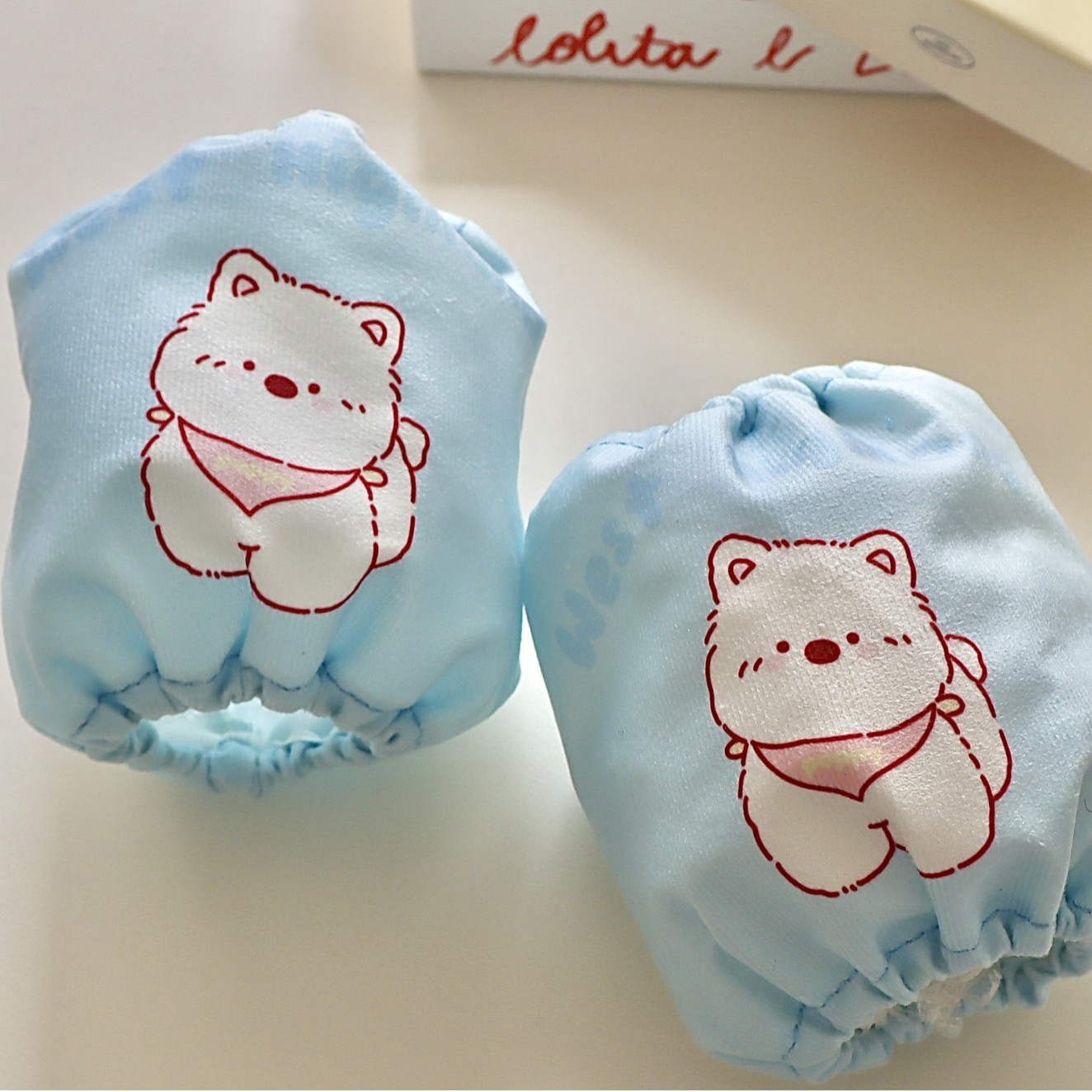 儿童款-蓝色小白熊