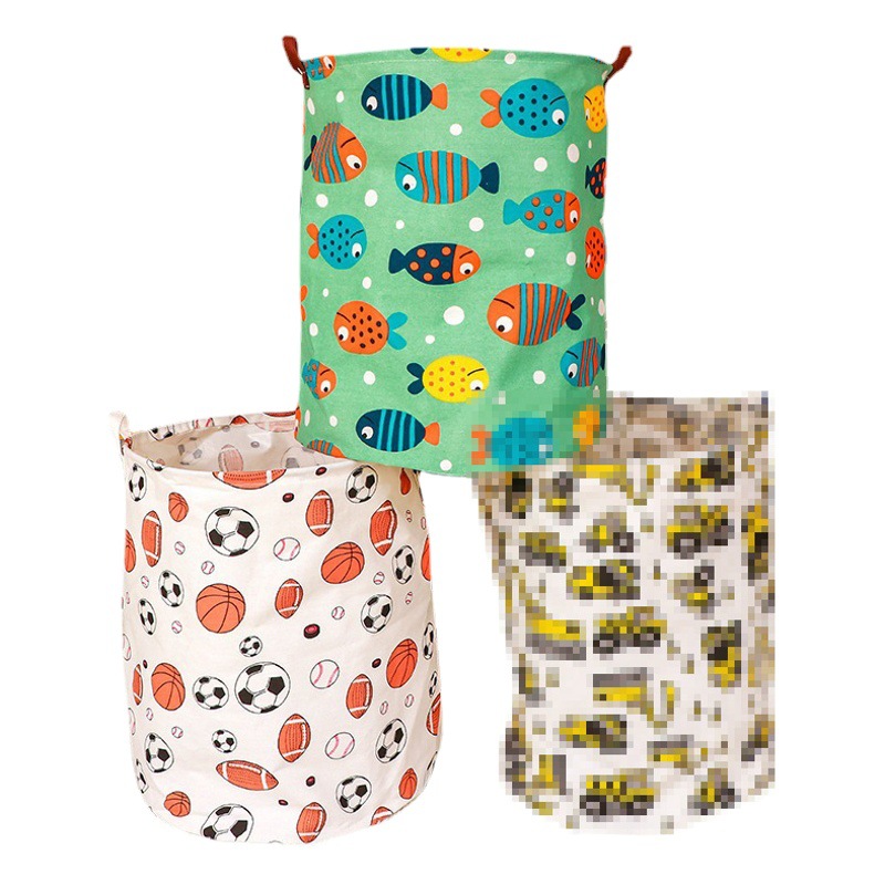 Cesta de almacenamiento de tela simple cesta de lavandería hogar plegable cesta de lavandería grande cesta de lavandería diaria cesta de almacenamiento