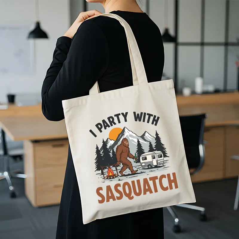 Cross-Border European and American Fashion Amazon Temu Christmas Season Halloween Holiday Tote Bag Canvas Shoulder Crossbody Bag