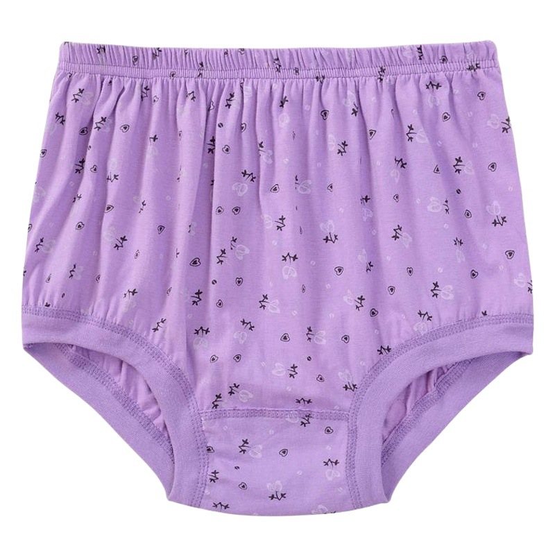 Ropa interior de mamá ropa interior de mediana edad y ancianos algodón de algodón para hombres y mujeres mayores más tamaño calzoncillos Pantalones cortos de cintura alta