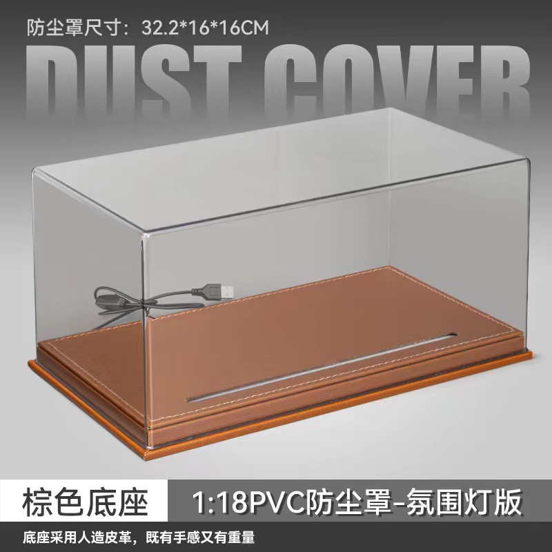 Caja de regalo de cubierta de polvo de modelo de coche de aleación acrílica transparente, caja de exhibición de almacenamiento a mano, decoración de regalo, venta directa de fábrica
