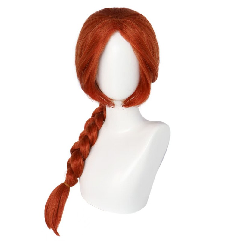 Cross-Border Halloween Style Shrek Princess Fiona Cosplay Wig Braided Hair Extensions Dropshipping Cross-Border Halloween Style Shrek Princess Fiona Cosplay Wig Braided Hair Extensions Dropshipping