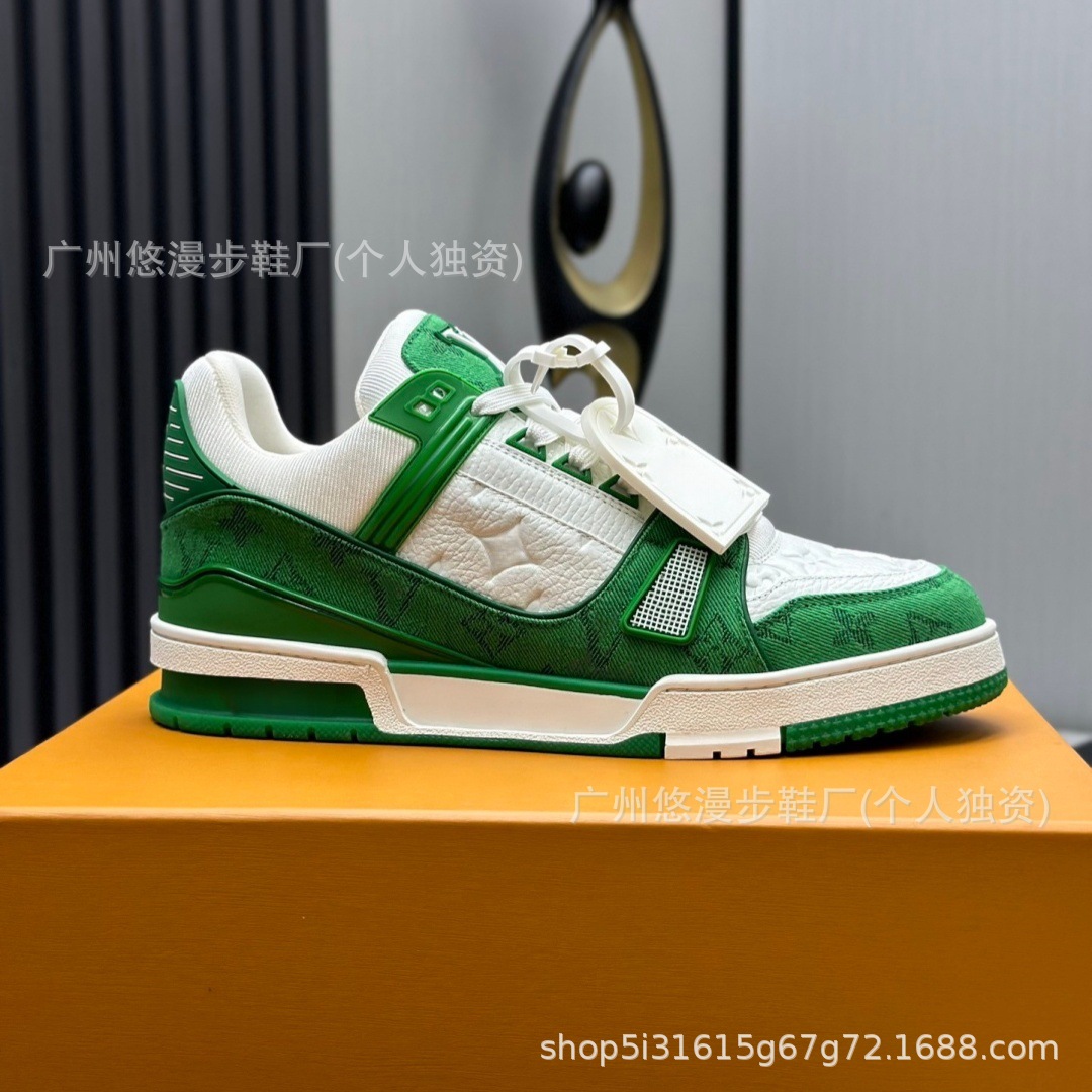Zapatos Lujia, versión Guangzhou, zapatillas deportivas con estampado vaquero, suela gruesa, unisex, casuales, versátiles y modernas.