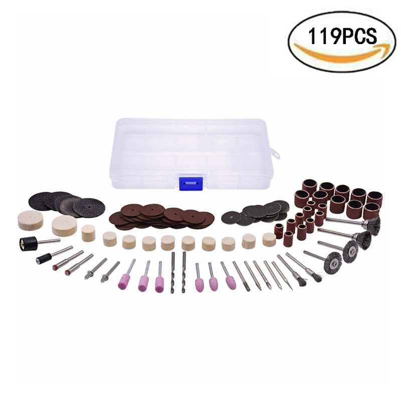 119PC электрошлифовальные аксессуары в штучной упаковке Электрический шлифовальный шлифовальный станок с комбинированной шлифовальной шлифовальной шлифовальной шлифовальной машиной полированной резки производителей оптом