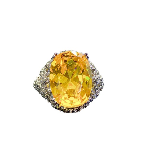 New pigeon egg red ruby ring for women, luxurious high-end net base design side full diamond colored gemstone ring