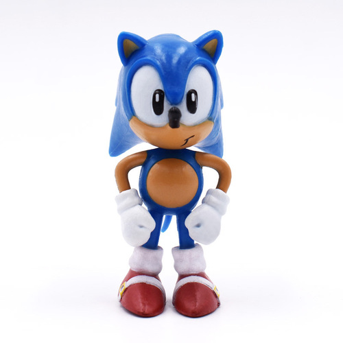 Generation 1, 6 Sonic Sonic figures, Super Sonic Mouse, Flying Squirrel toy, game model, doll ornaments
