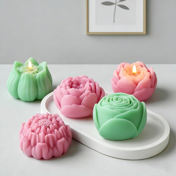Silicone candle