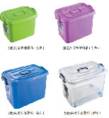 珠江家用储物箱珠江食品收纳箱有轮储物箱 物流箱可套塑料密封箱