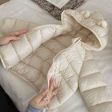 儿童轻薄羽绒棉服宝宝男童棉袄女童连帽棉衣婴儿小童外套新款