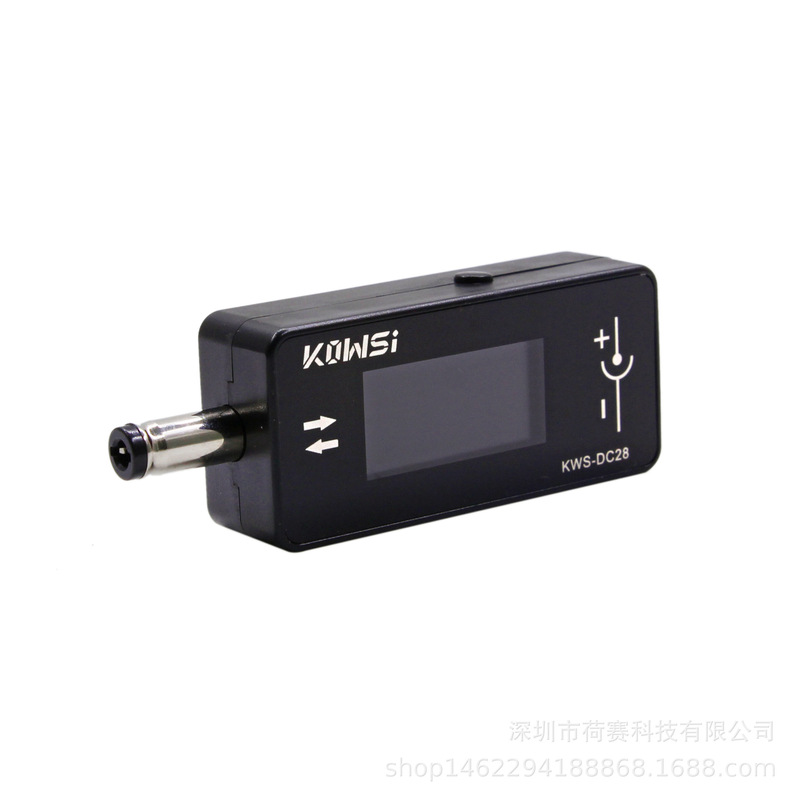 KWS-DC28 充電検出器は 12A 高電流 DC5525 インターフェイス電圧計パワーメーターをサポート|undefined