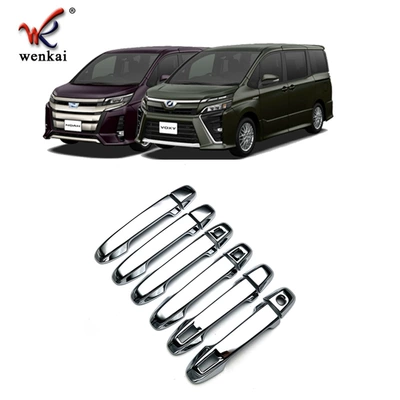 Suitable for Toyota Noah Voxy 80 series modified exterior door handle special electroplating decoration protection bright strip (Other Automotive Exterior Supplies) - plating-mirror