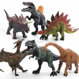 侏罗纪大号儿童恐龙玩具野生动物摆件霸王龙恐龙模型套装