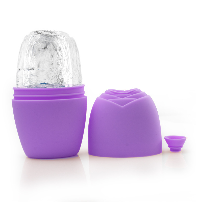 美妆新品硅胶冰敷ice roller模美容仪便携式冰格降温脸部按摩护理|undefined
