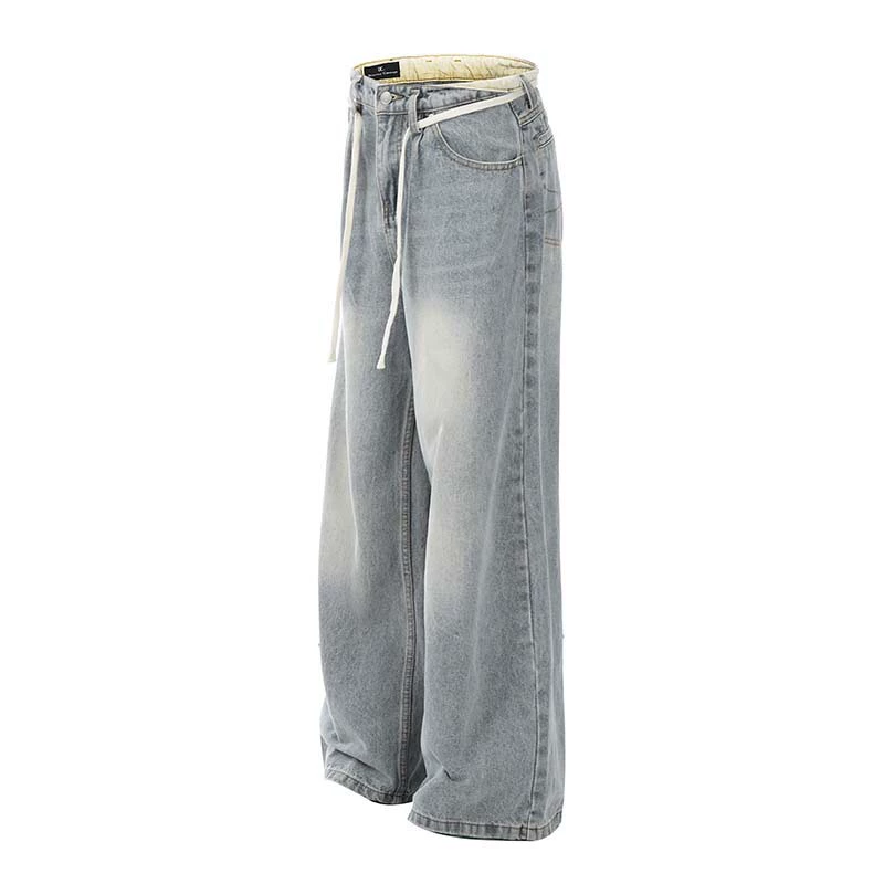 Рetро джинсы, повседневные брюки, американский стиль, oversize