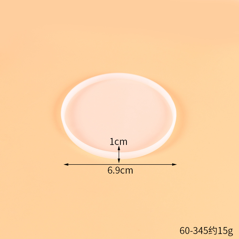 DIY cristal epoxi molde de pastel de silicona amor redondo cuadrado rectangular Mesa posavasos Decoración