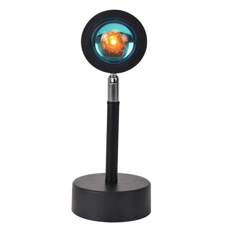 Светильник RGB Sunset Lamp Cross - Border для онлайн-сегмента, интернет-лампа, мерцание закатного света, живые дни, без настройки атмосферы