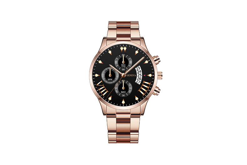 75g Weight Tempered Glass Mirror Material Alloy Strap Material Watch Classification Pointer+Number Display Type Single Folding Buckle Buckle Style Round Dial Shape Holiday, Banquet Occasion Quartz Movement Solid Color Pattern Men's Gender Business Style Business Solid Color Single Folding Buckle Quartz Men's Watches 11
