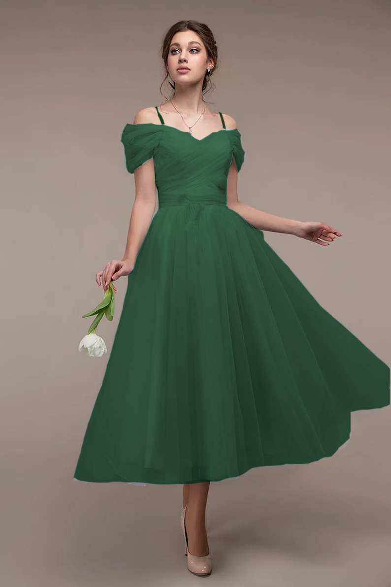 Primavera y verano europeo y americano Comercio exterior nueva malla ropa de mujer vestido sexy fuera del cuello Correa encaje-arriba boda Vestido de dama de honor