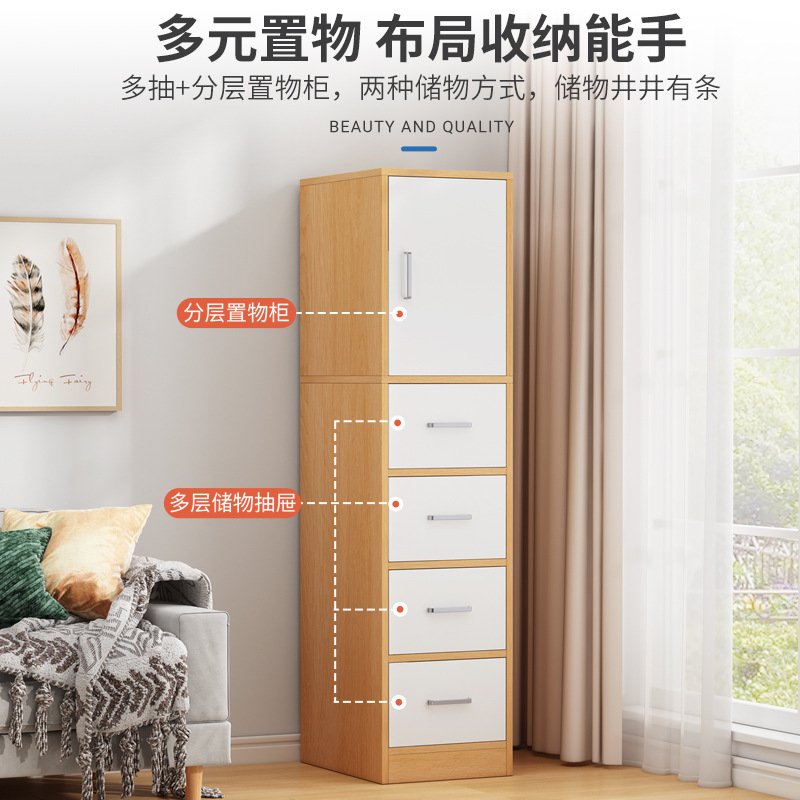 Estante de libro piso sala de estar a prueba de polvo con puerta estante de exhibición gabinete de almacenamiento doméstico gabinete de almacenamiento de estudiantes contra la pared gabinete