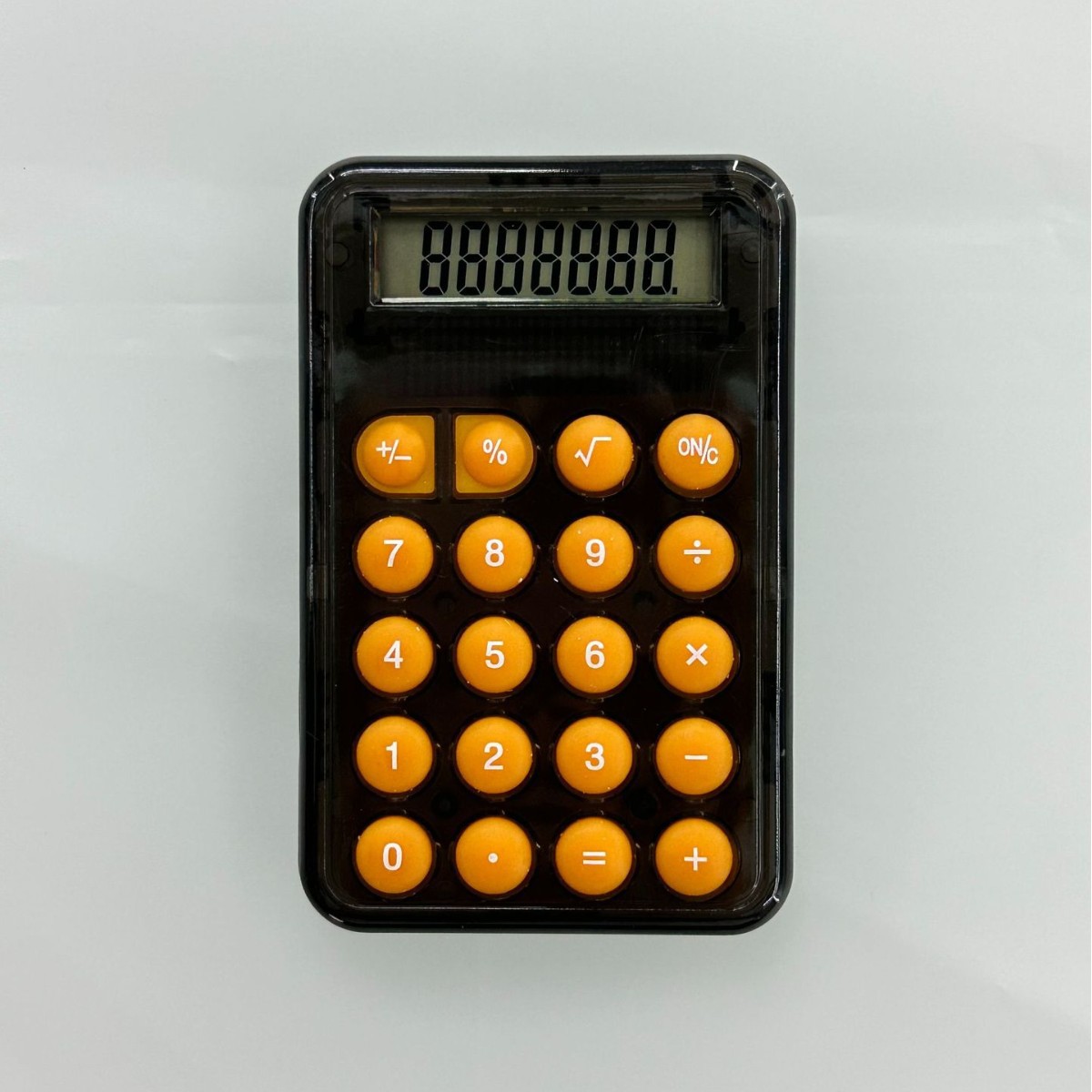 Mini calculadora linda transparente de alto valor transfronteriza bolsillo portátil color caramelo regalo para estudiantes
