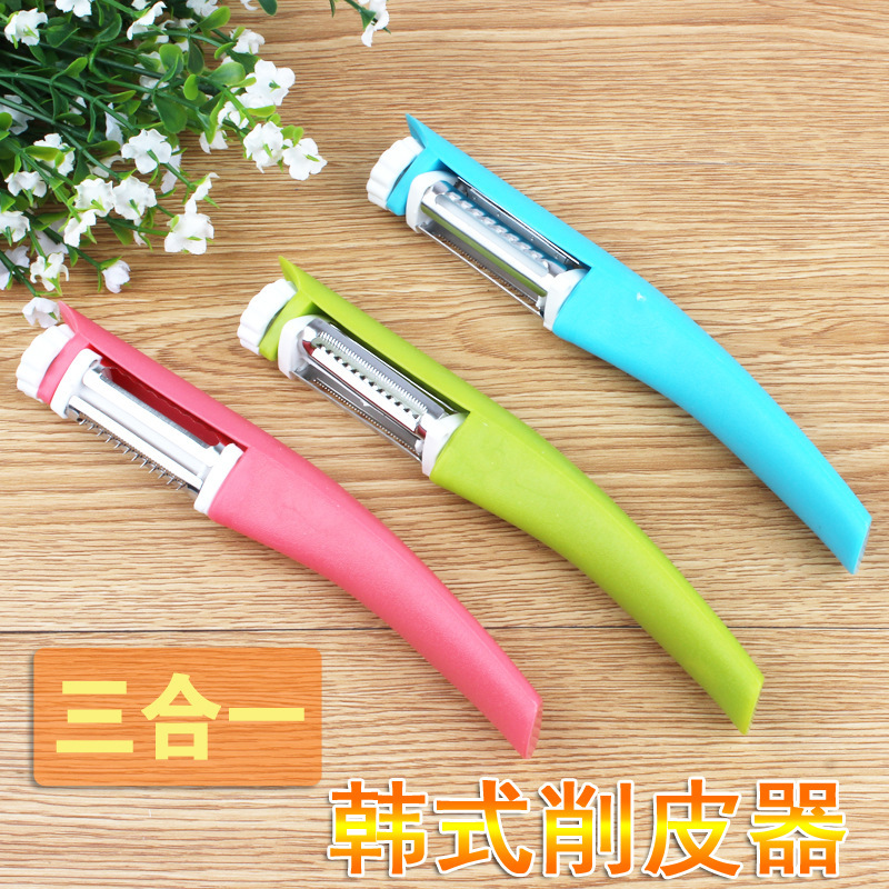 厂家批发不锈钢削皮器多功能瓜刨水果削皮刀家用厨房小工具水果刀|undefined