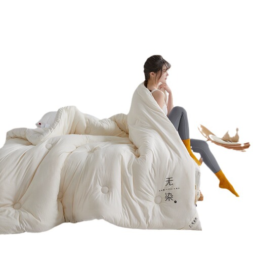 Mother and baby grade skin-friendly raw cotton soybean quilt hotel winter quilt single and double spring and autumn quilt core summer cool quilt air-conditioned quilt