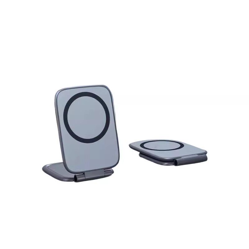 Ultra-Thin Magnetic Mobile Phone Holder for Car, Multifunctional Foldable Car Navigation Center Console Phone Support Stand