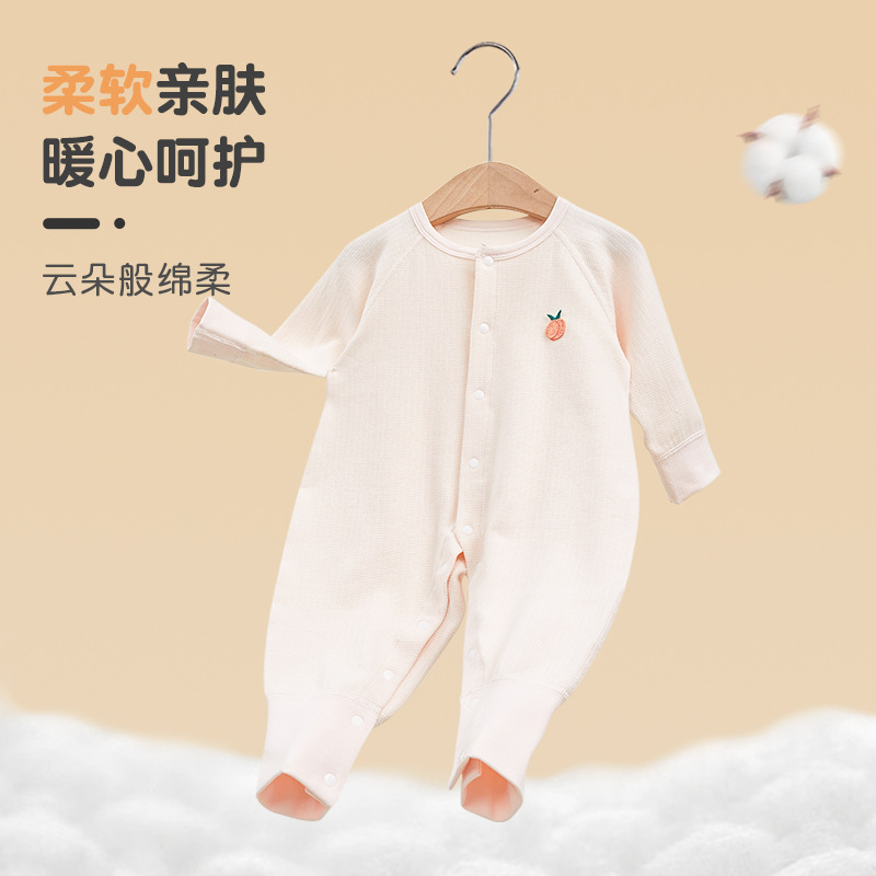 Mono de bebé Primavera, Otoño e Invierno recién nacido cálido hombres y mujeres ropa de otoño tocando fondo mameluco niño mameluco traje ropa de bebé