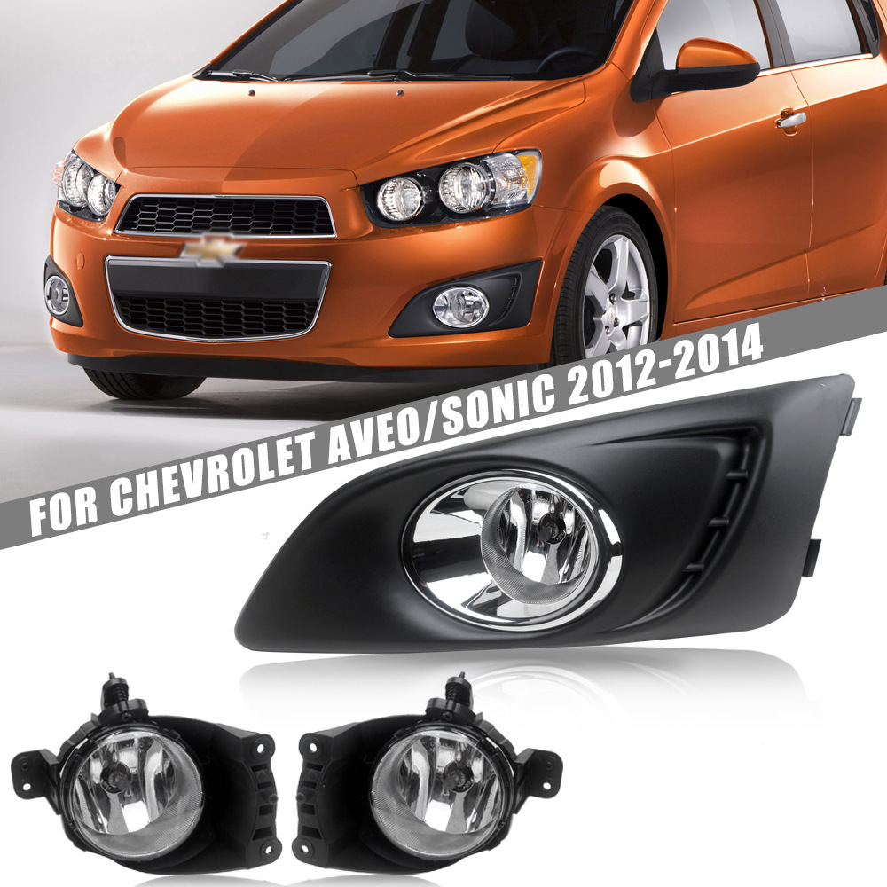 Aplicable a Chevrolet 12 / 13 / 14 AVEO / SONIC conjunto de lámpara de niebla delantera lámpara de barra halógeno luz de marcha