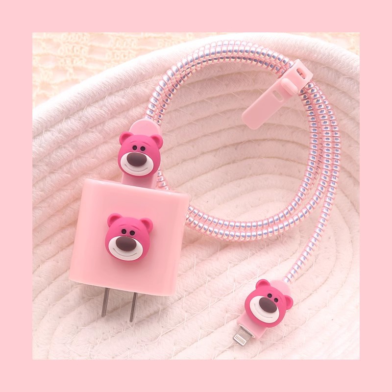 Aplicable a la cubierta protectora del cable de datos iPhone13/14/15 cubierta protectora estándar europea y americana de Apple 20W cargador