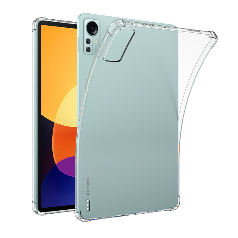 Suitable for Xiaomi Tablet 5 Pro 12.4 Protective Cover Four Corner Airbag Transparent Anti-drop All-inclusive 2022tpu Soft Case