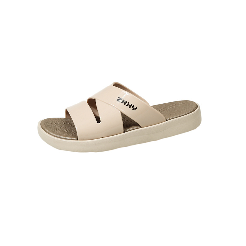 Verano antideslizante fondo grueso de compras al aire libre cómodo ligero versátil moda dama zapatillas frías