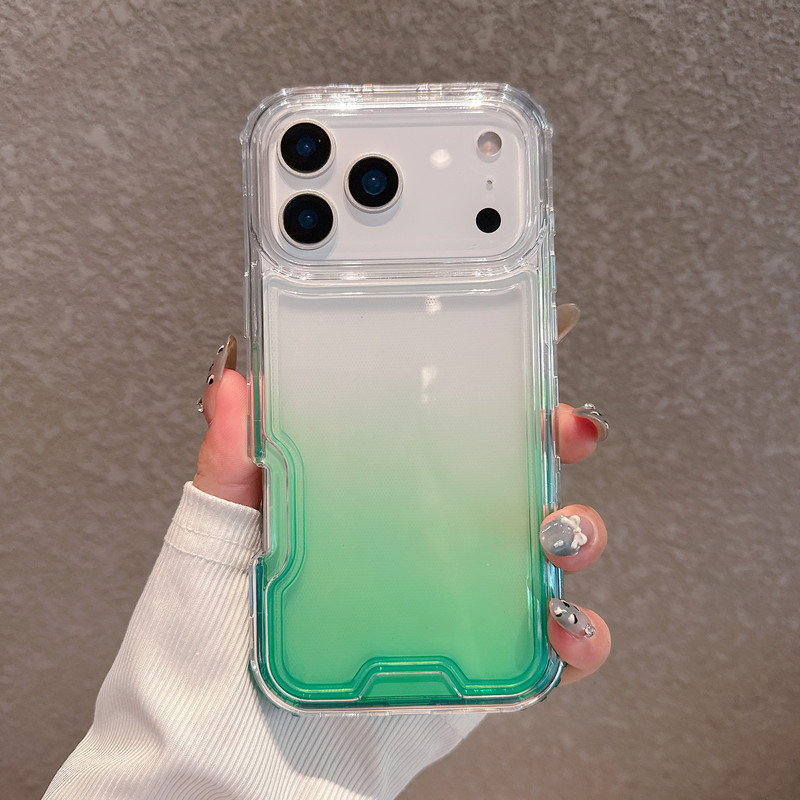 东南亚热卖适用于苹果iPhone17ProMax气囊防摔手机壳渐变色TPU|undefined