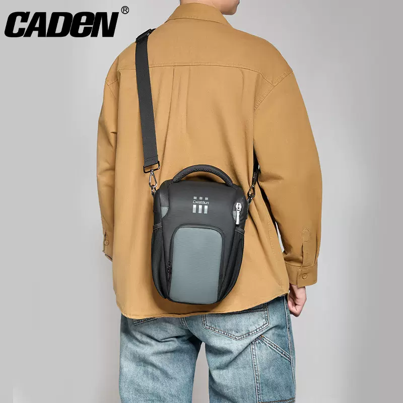 CADeN卡登 单反摄影包 户外透气防水多功能相机包单肩斜挎数码包