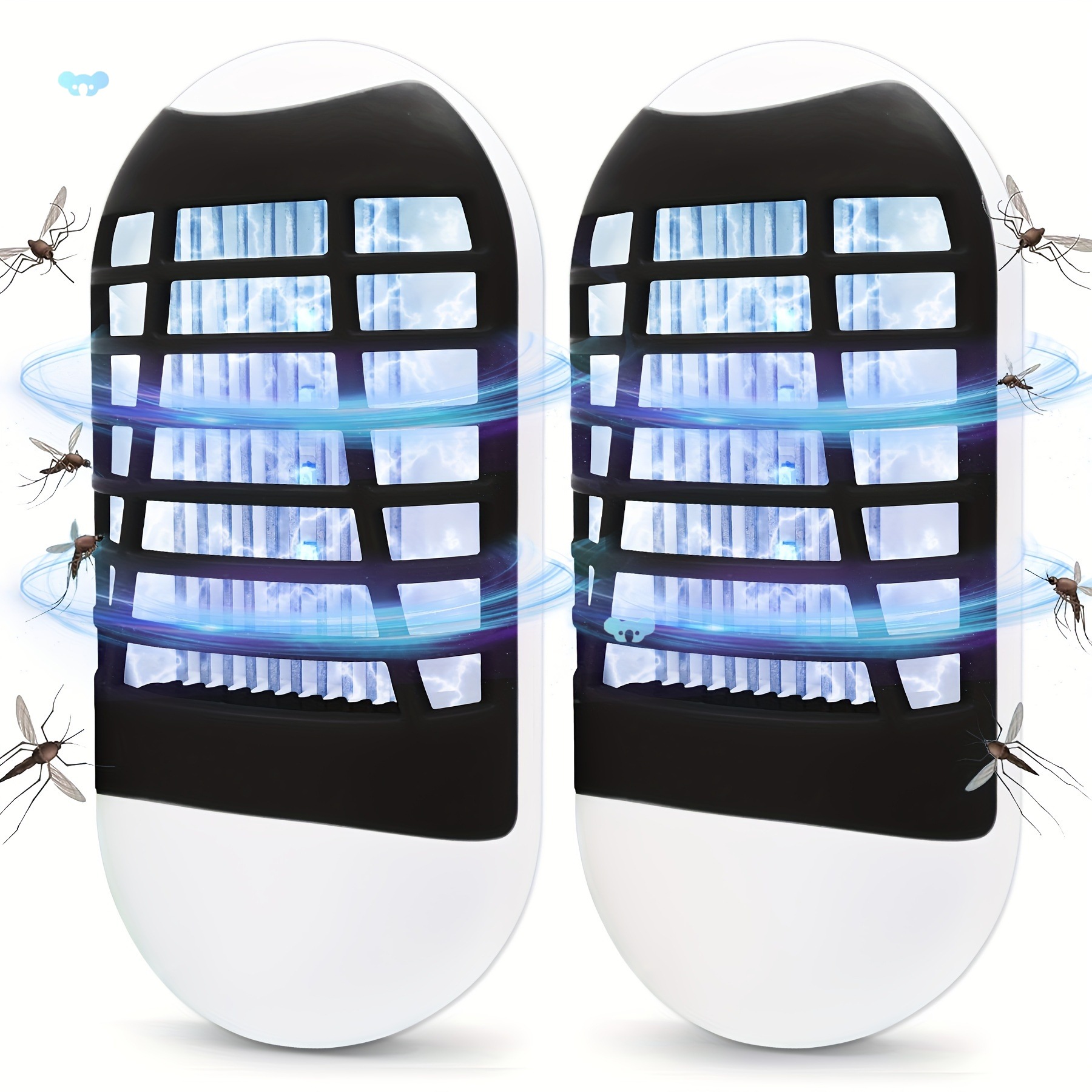 2pcs Bug Zapper Indoor Electric Mosquito Killer Lamp With