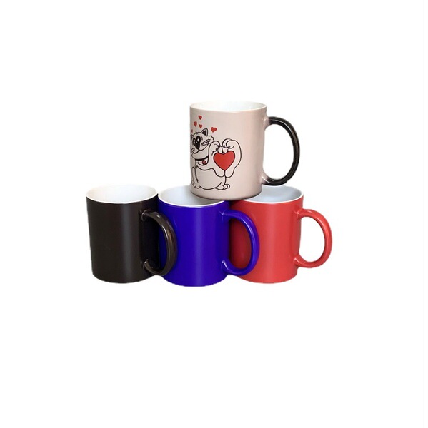 Dye-sublimation color-changing cup ceramic cup Thermal transfer…