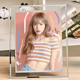 blackpink组合相框图片diy周边动漫公仔礼物摆台