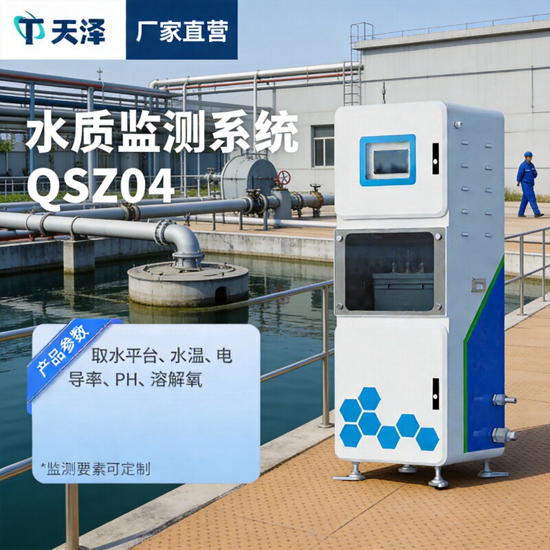 Water Quality Four-Parameter Monitor, Miniature Water Quality Testing Station, Ph Conductivity, Water Temperature, Online Water Quality Monitoring Equipment Water Quality Four-Parameter Monitor, Miniature Water Quality Testing Station, Ph Conductivity, Water Temperature, Online Water Quality Monitoring Equipment