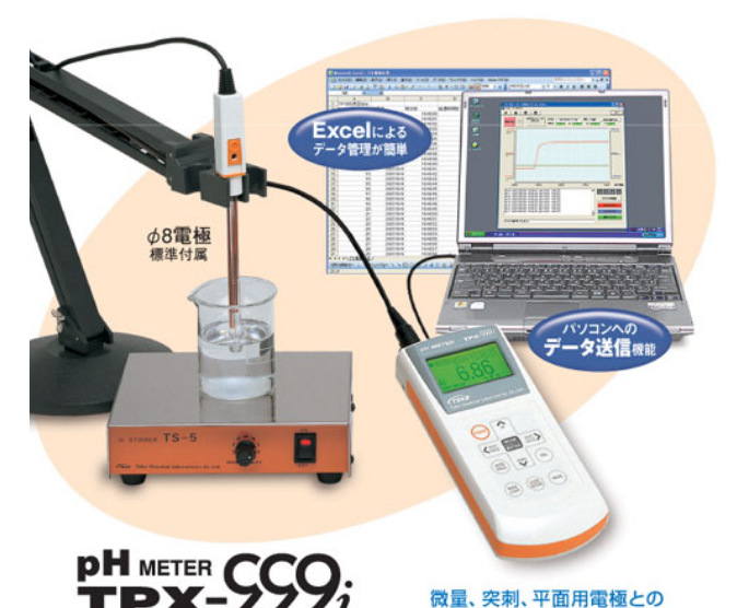 日本kagaku高性能pH计/ORP计TPX-999i