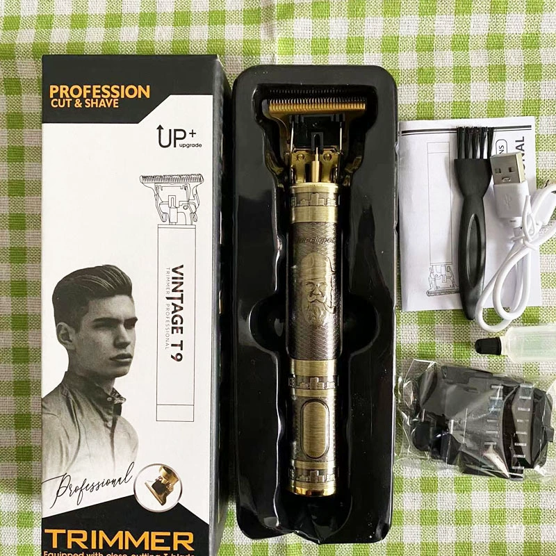 Retro съемный ножницы для стрижки Undercut с зарядкой