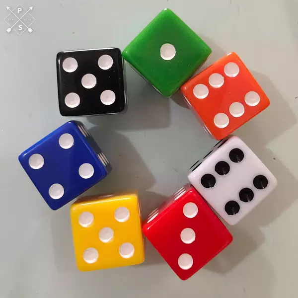 Wholesale spot 18mm right angle solid color dice color casting sieve