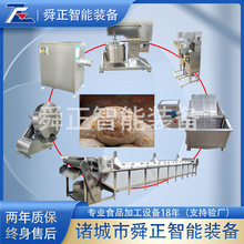 连续式鱼丸加工流水线 全自动肉丸成型机 全套肉丸蒸煮生产线设备