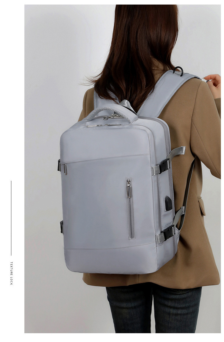 Cross-border wholesale casual business backpacks for men and women, high-end multi-functional computer bags, fashionable and simple travel backpacks undefined