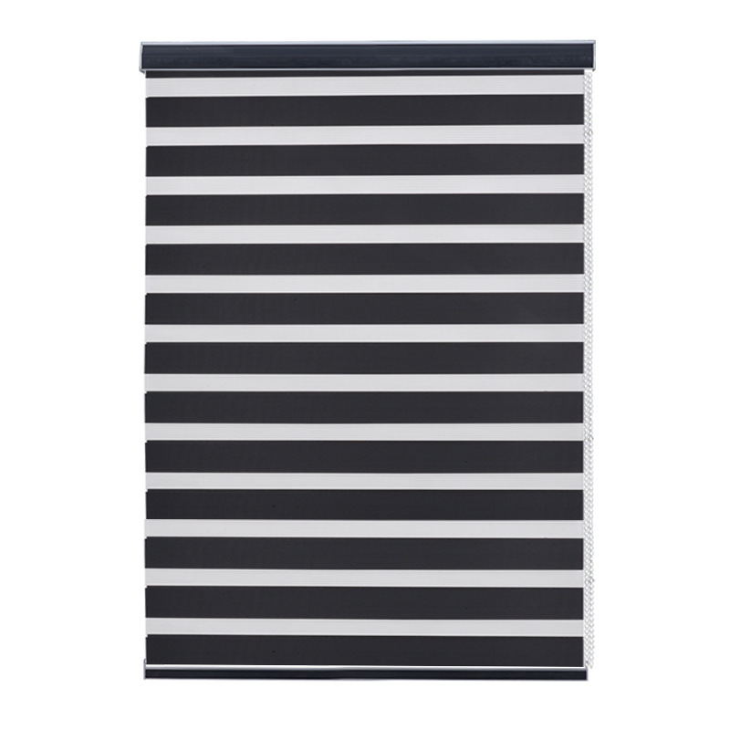 Cross-Border Exclusive Supply of Punch-Free Installation Waterproof and Oil-Proof Zebra Blinds for Kitchens, Adjustable Light-Blocking Sunshade Roller Blinds