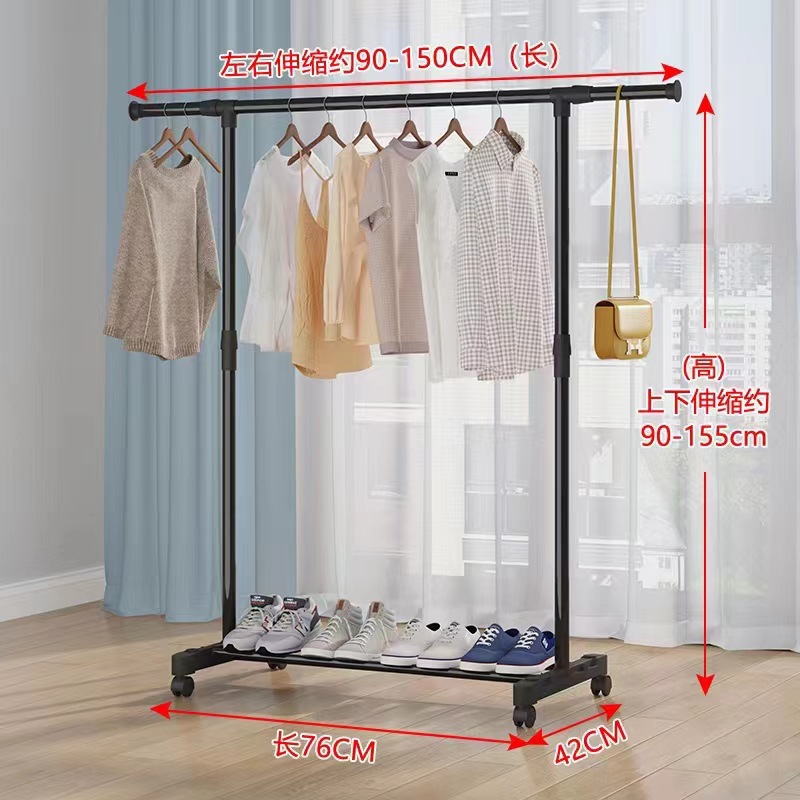 단일 막대 개폐식 범용 휠