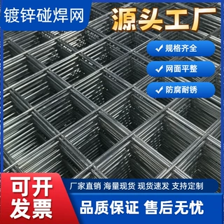 钢筋网片热镀锌网片围栏网q235镀锌钢丝防锈鸟笼专用网片建筑网片