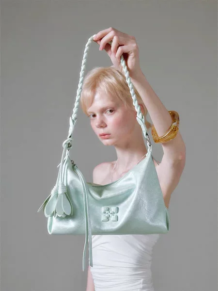 【Same style as Sun Qian's】Mint green underarm bag for women, new summer crossbody bag, birthday gift for girls
