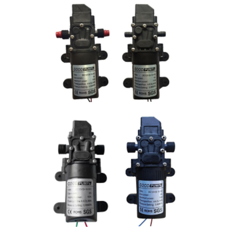 12V70W壁挂炉补水泵高压洗车四分智能隔膜泵12V72W泵缅甸泰国现货